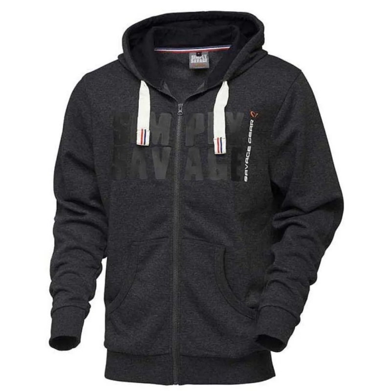 Sudadera Savage Gear raw zip hoodie